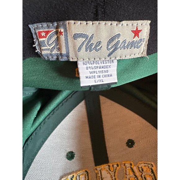 Baylor University Flexfit Cap L/XL By The Game Heather Gray & Green - Picture 6 of 6